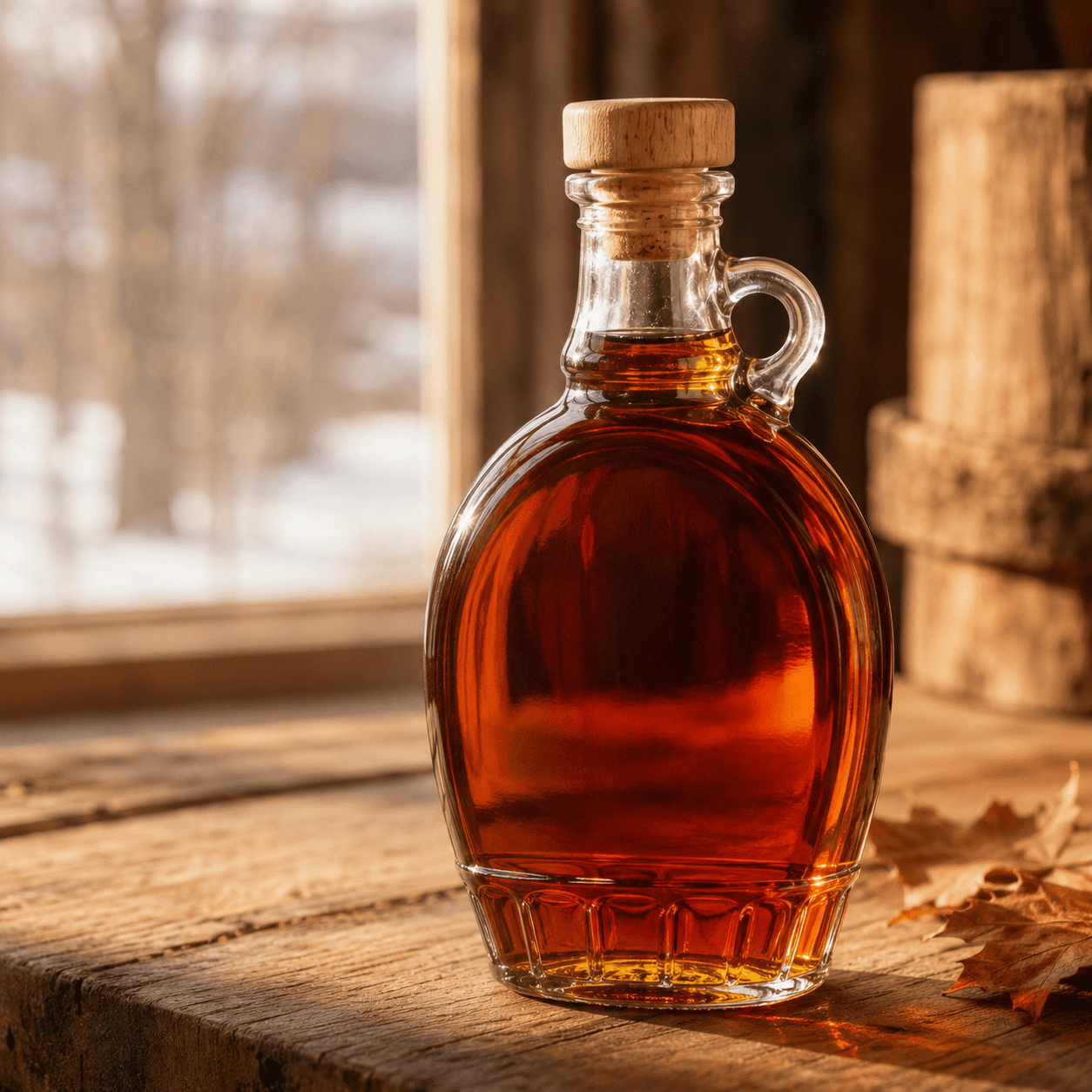 Amber Rich maple syrup